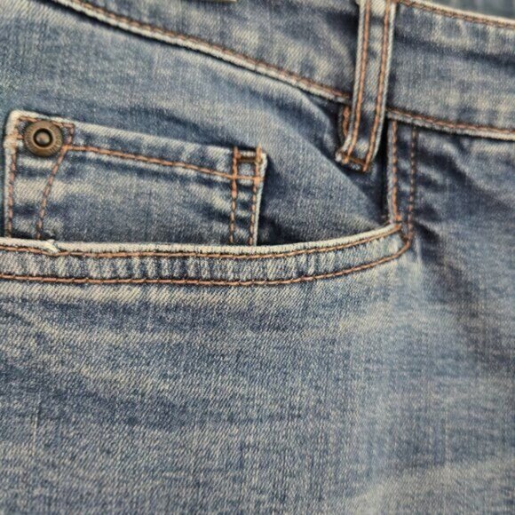 J.Jill Denim Smooth Fit Slim Ankle Jeans Petite Size 6 Blue Wash Cotton Blend - Picture 3 of 6